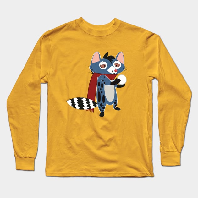 Genet Gentleman Snowball Long Sleeve T-Shirt by belettelepink